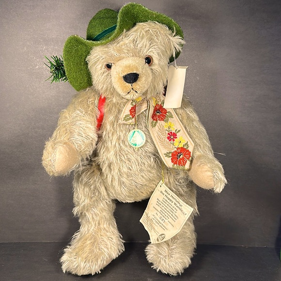 QVC Max Hermann the Happy Wanderer Musical German Bear Limited Edition No. 507 - Picture 1 of 5